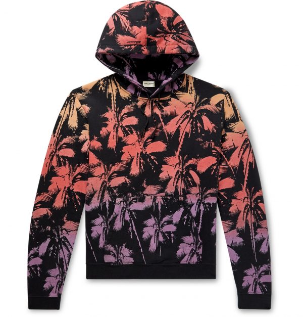 saint laurent tie dye hoodie