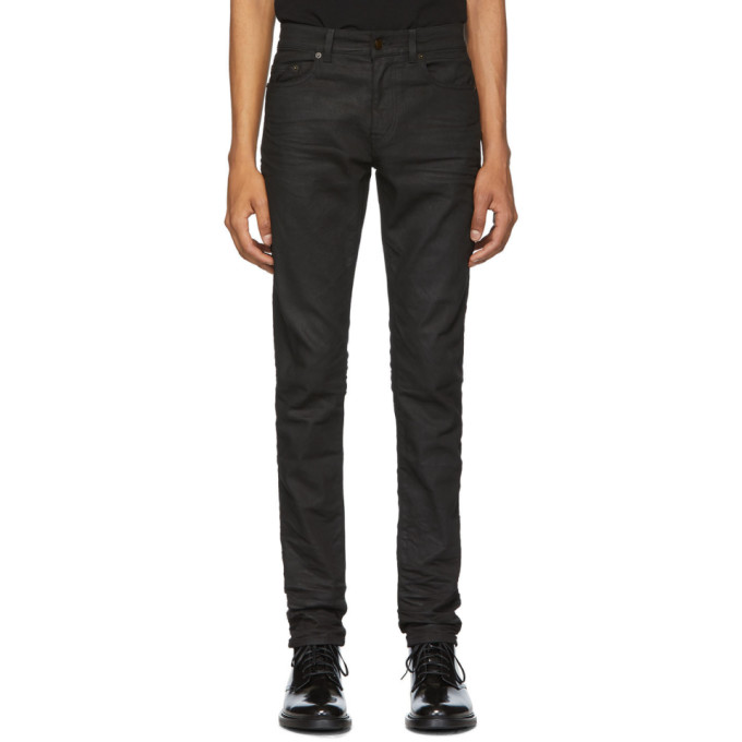 coated skinny jeans