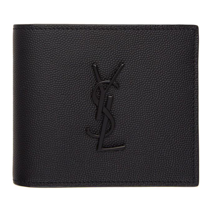 Saint Laurent Black Monogramme East/West Wallet The Fashionisto