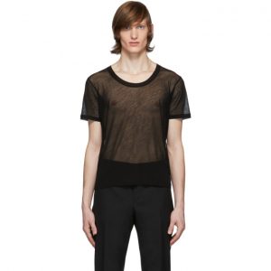 Saint Laurent Black Transparent T-Shirt Saint Laurent Black Transparent T-Shirt