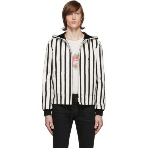 Saint Laurent Black & White Bouclé Baja Jacket Saint Laurent Black and White Boucle Baja Jacket