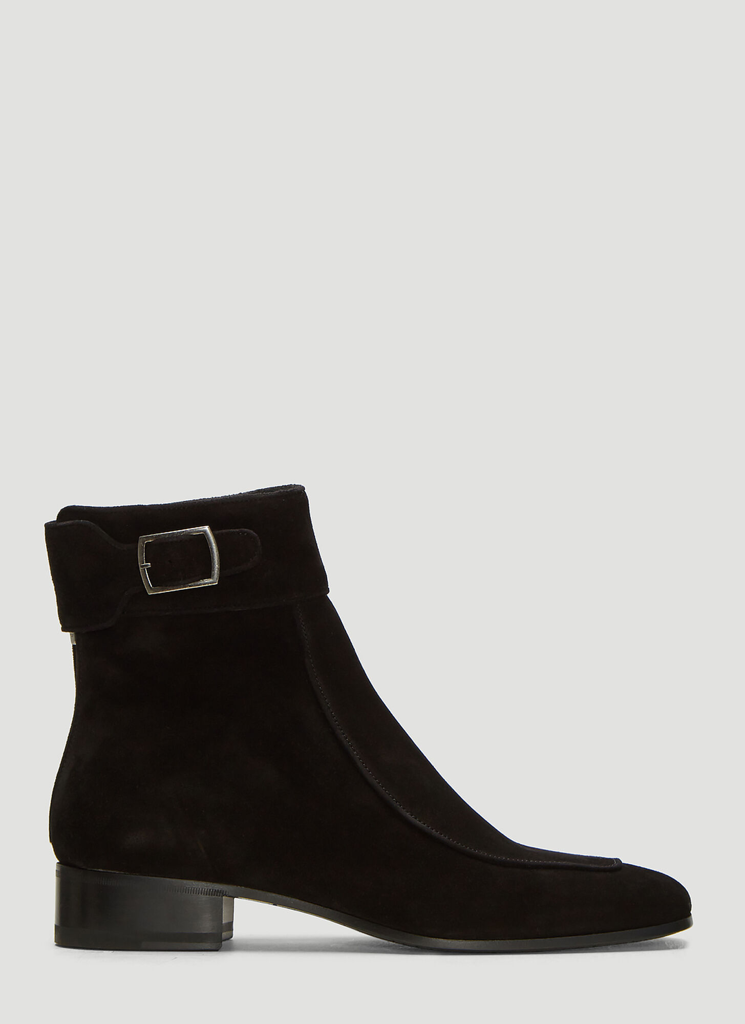 saint laurent suede boots