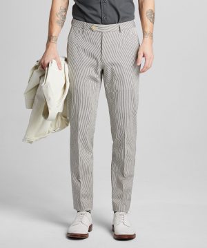Seersucker Tab Dress Trouser Seersucker Tab Dress Trouser