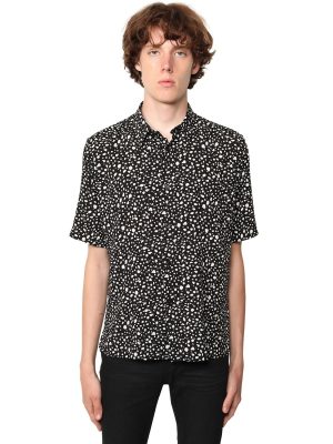 S/s Leopard Print Viscose Shirt S/s Leopard Print Viscose Shirt