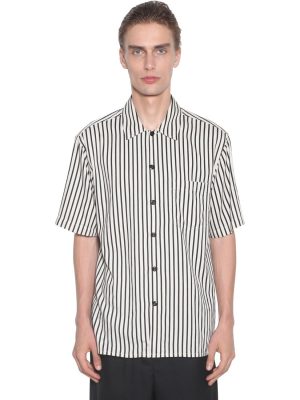 Striped Viscose Short Sleeves Shirt Striped Viscose Short Sleeves Shirt