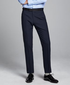 Sutton Tuxedo Pant in Italian Navy Wool Sutton Tuxedo Pant in Italian Navy Wool