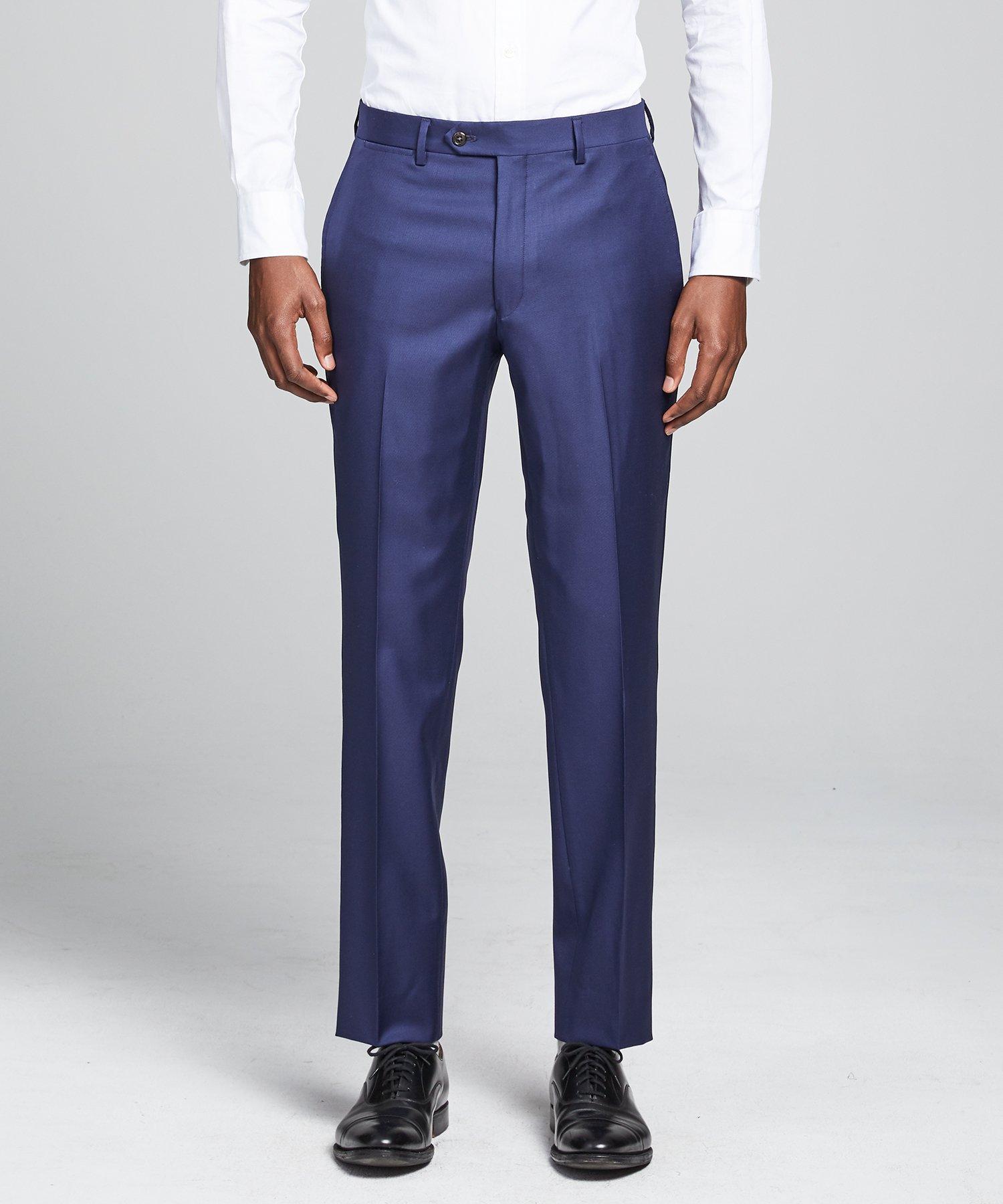 polo plaid wool twill trouser