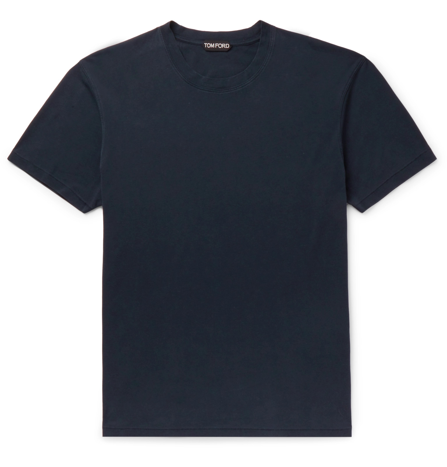 TOM FORD - Lyocell and Cotton-Blend Jersey T-Shirt - Men - Blue | The ...