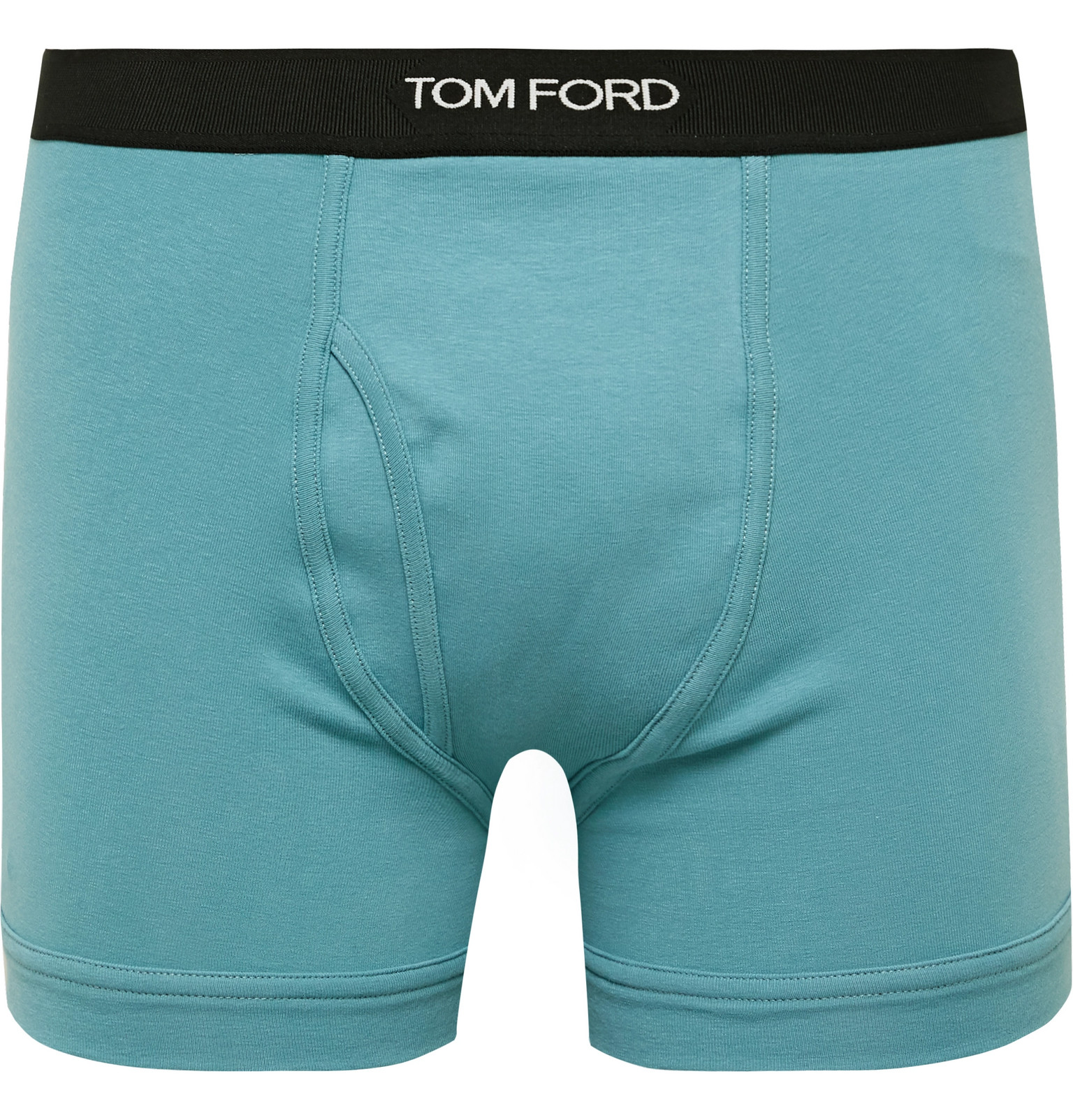 TOM FORD - Stretch-Cotton Boxer Briefs - Men - Blue | The Fashionisto