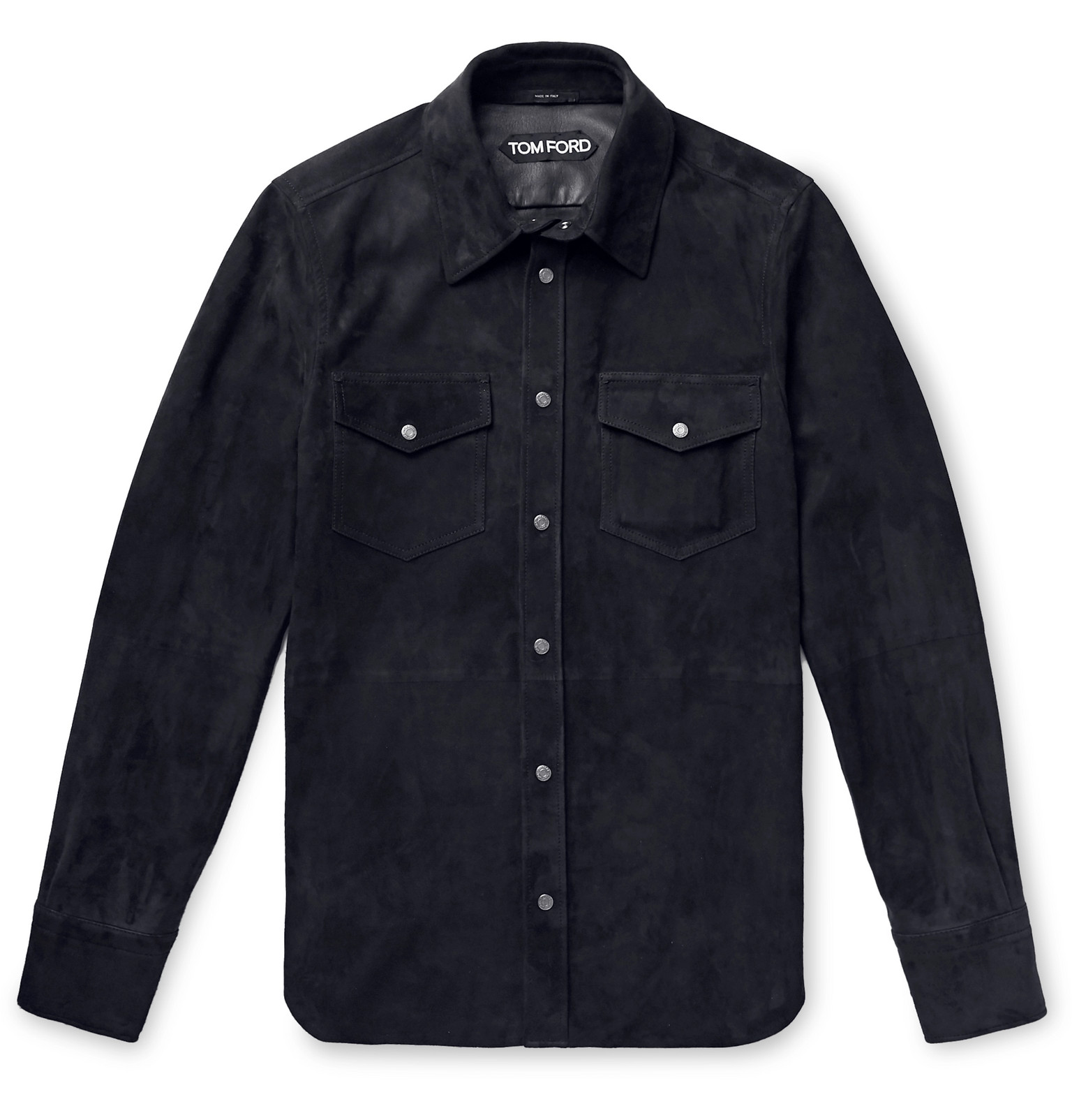 mens blue suede shirt