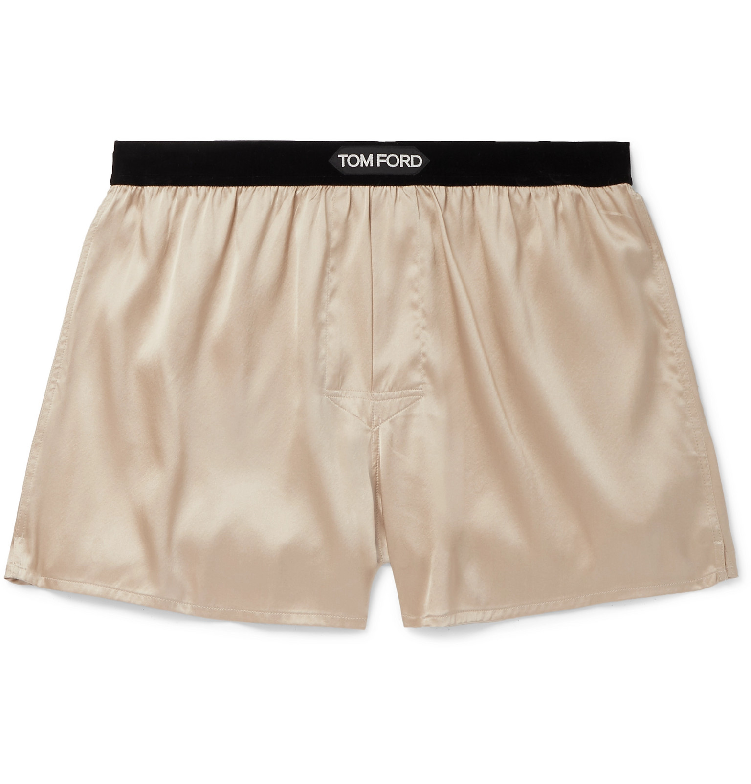 tom ford pink satin shorts