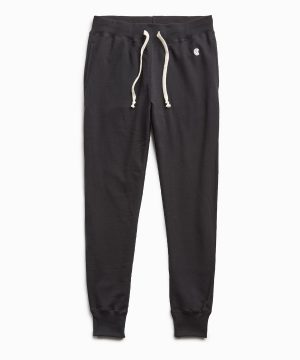 Terry Slim Jogger Sweatpant in Black Terry Slim Jogger Sweatpant in Black