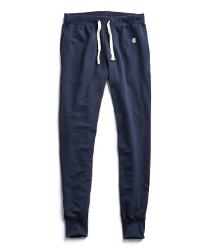 Terry Slim Jogger Sweatpant in Navy Terry Slim Jogger Sweatpant in Navy