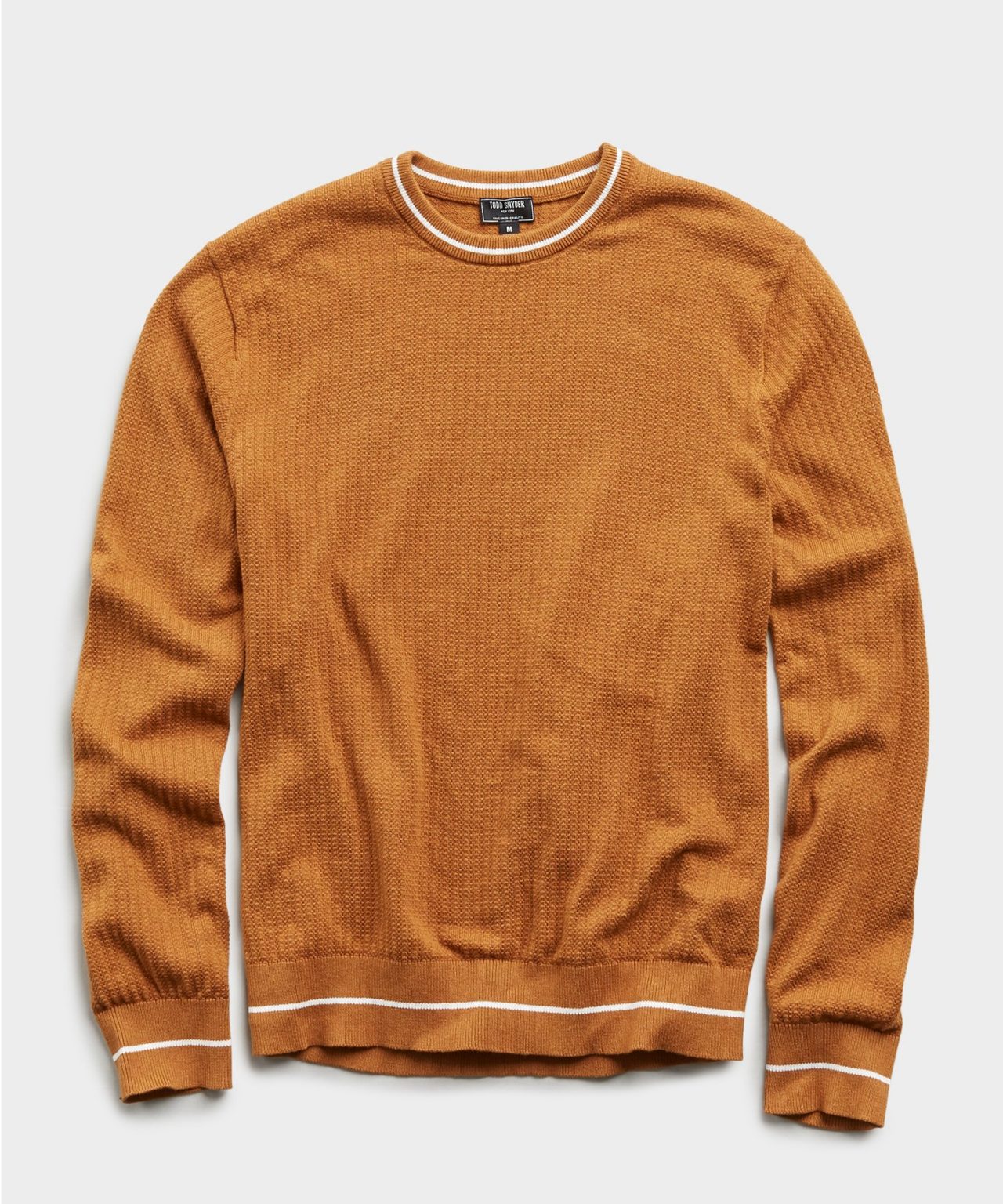 Textured Tipped Sweater in Chestnut | The Fashionisto