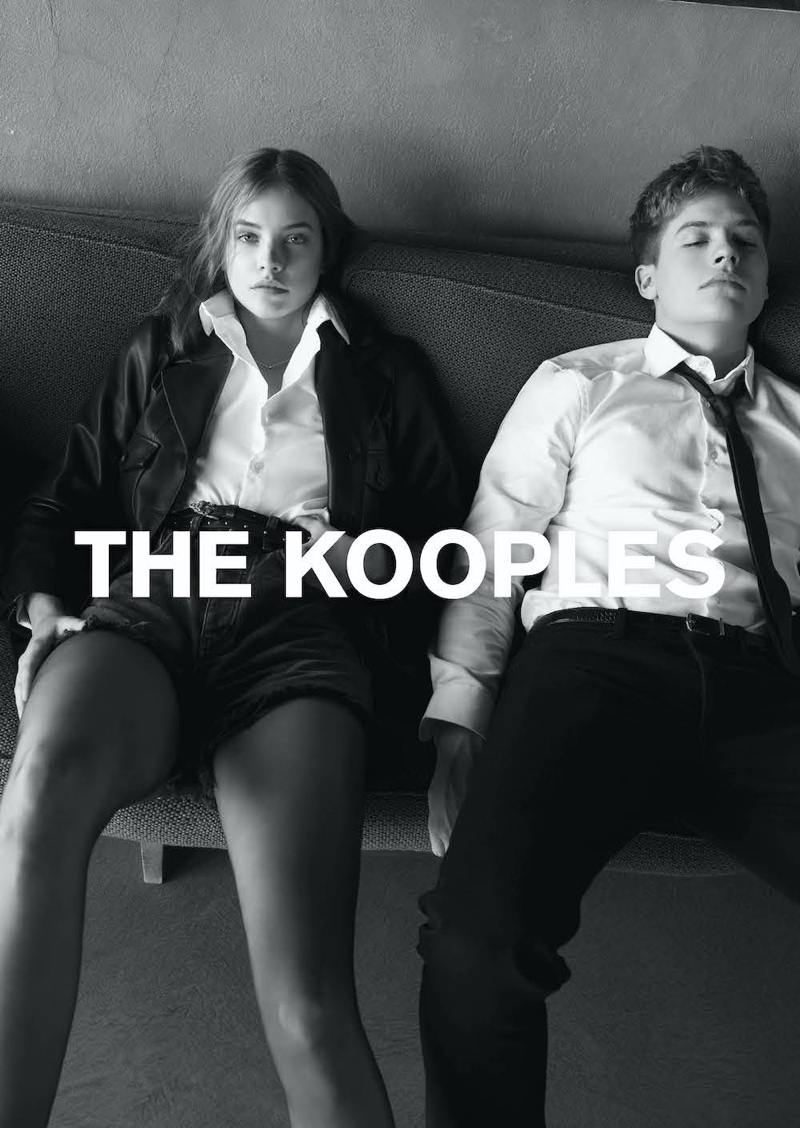 Cameron McCool photographs Barbara Palvin and Dylan Sprouse for The Kooples' spring-summer 2020 campaign.