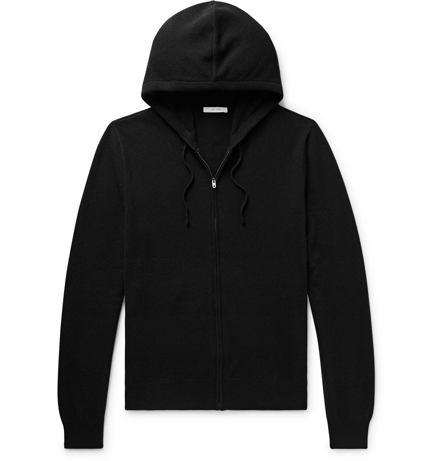 The Row - Harry Cashmere Zip-Up Hoodie - Men - Black | The Fashionisto