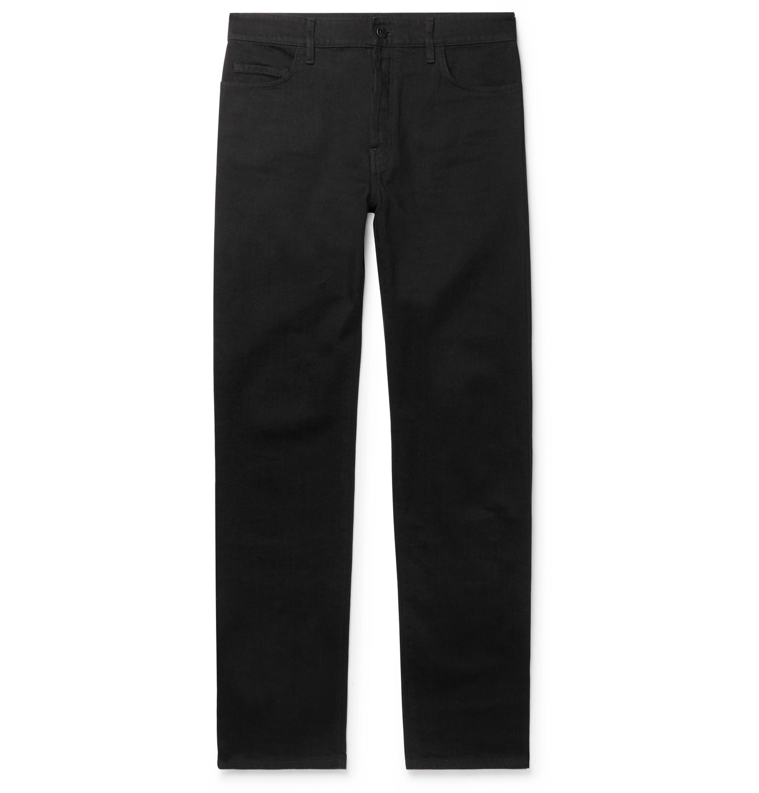The Row - Irwin Organic Cotton-Blend Denim Jeans - Men - Black | The ...