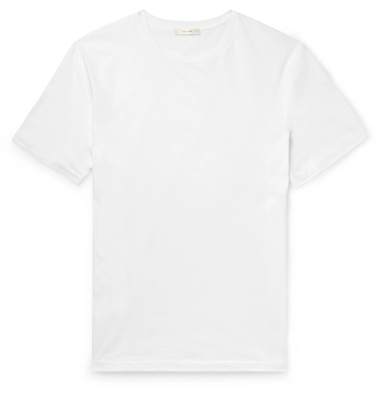 The Row - Luke Cotton-Jersey T-Shirt - Men - White | The Fashionisto