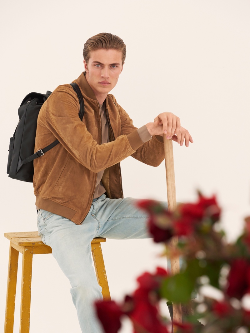 Lucky Blue Smith fronts Trussardi's spring-summer 2020 campaign.