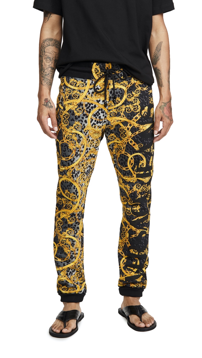 Versace Jeans Couture All Over Versace Print Sweatpants