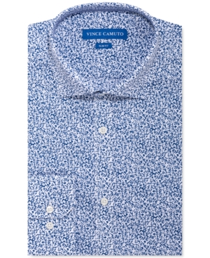 Vince Camuto Men's Slim-Fit Performance Stretch Floral-Print Dress Shirt Vince Camuto Men's Slim-Fit Performance Stretch Floral-Print Dress Shirt