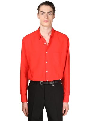 Viscose Twill Shirt W/ Chest Pocket Viscose Twill Shirt W/ Chest Pocket