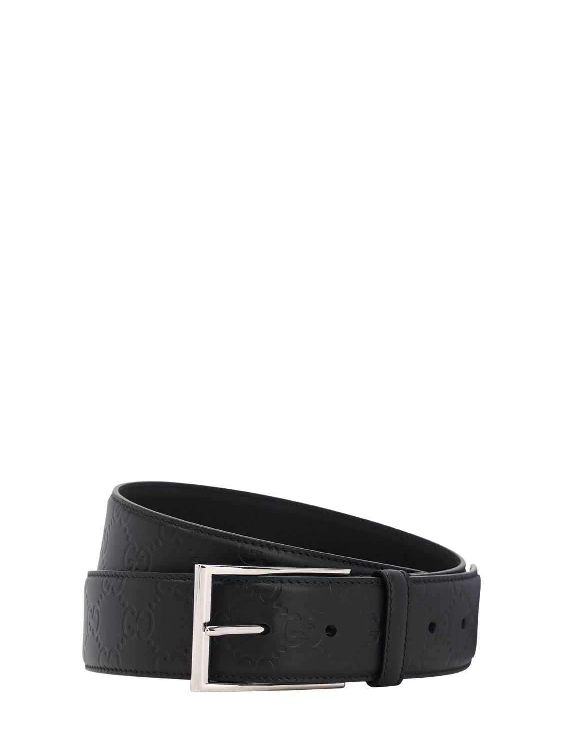 40mm Logo Leather Belt | The Fashionisto