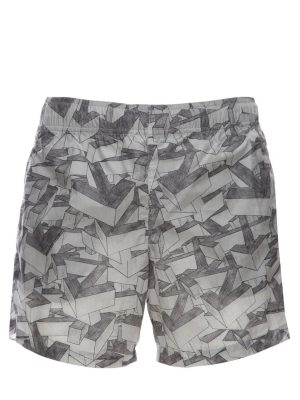 Arrows Pattern Print Tech Swim Shorts Arrows Pattern Print Tech Swim Shorts