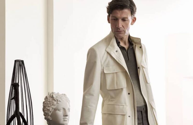 Corneliani Delivers Refined Style with Spring '20 Campaign Making a classic statement in a safari jacket, Ben Grafton fronts Corneliani's spring-summer 2020 campaign.