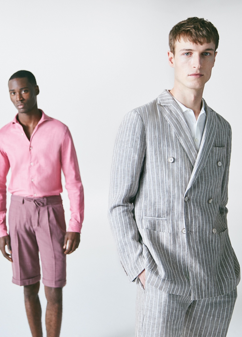 Edge Lheureux and Egon Van Praet appear in Damat Tween's spring-summer 2020 campaign.