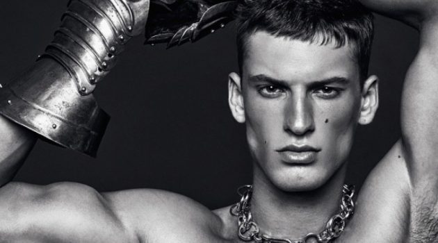 David is a Stylish Knight for L'Officiel Hommes Poland