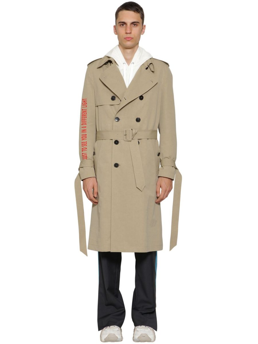 Double Breasted Cotton Trench Coat | The Fashionisto
