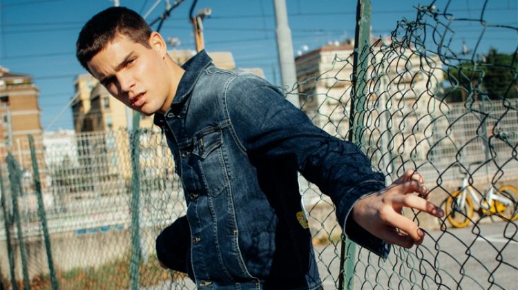 Federico Rocks Blue Denim for GAS Spring ’20 Campaign