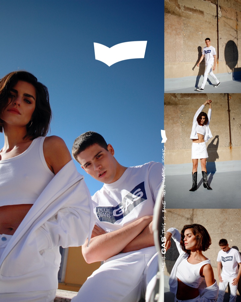 GAS enlists Marianne Bittencourt and Federico Spinas as the faces of its spring-summer 2020 campaign.