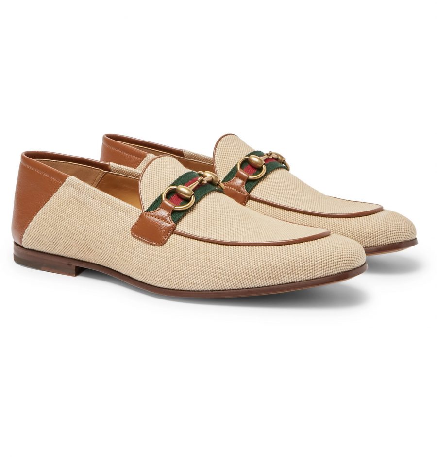 gucci collapsible heel loafer