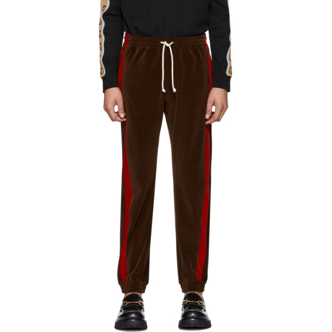 chenille track pants