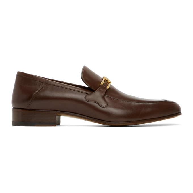 Gucci Brown Phyllis Loafers | The Fashionisto