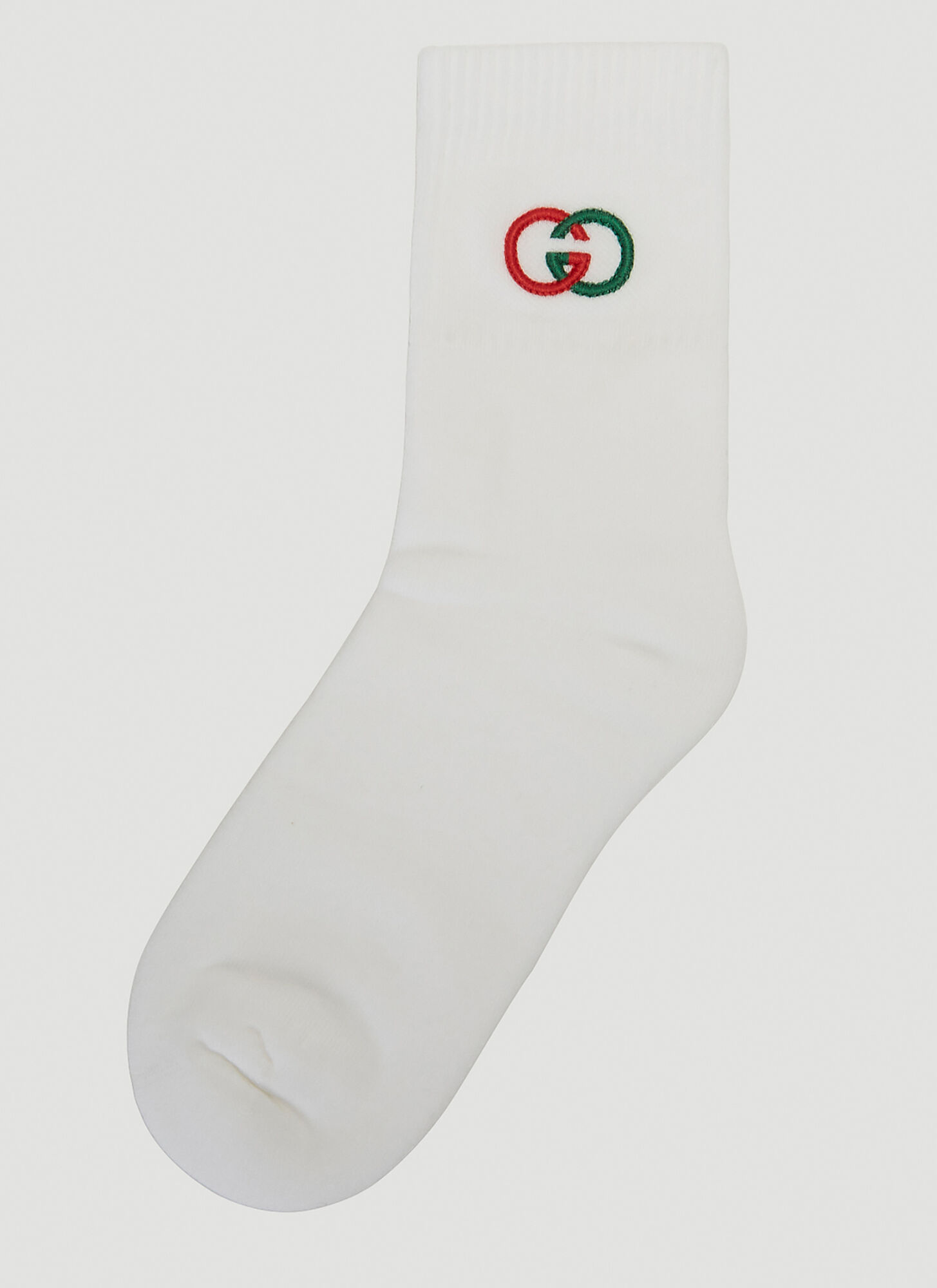 Gucci Interlocking G Socks in White size M | The Fashionisto