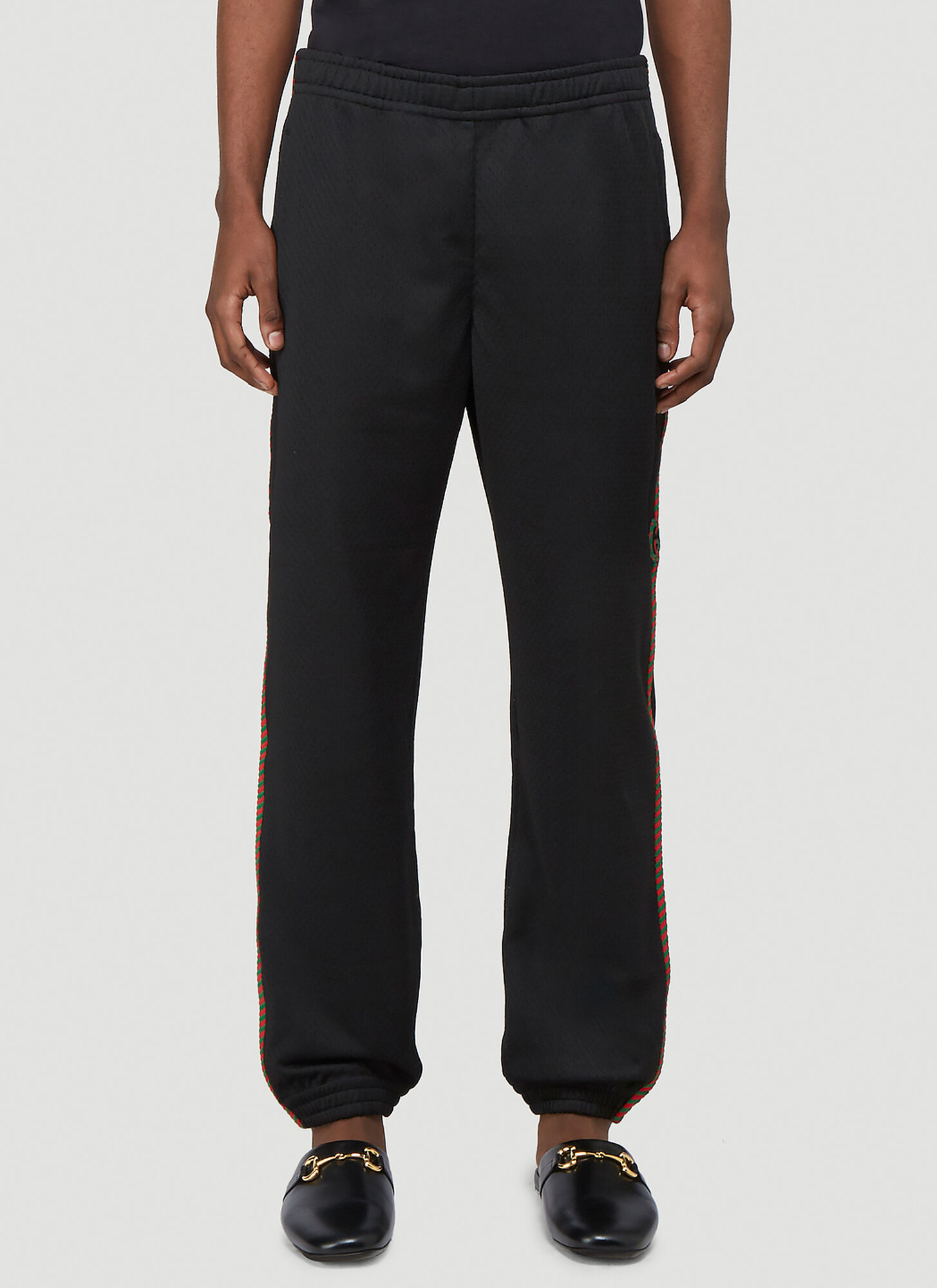 mesh track pants men's