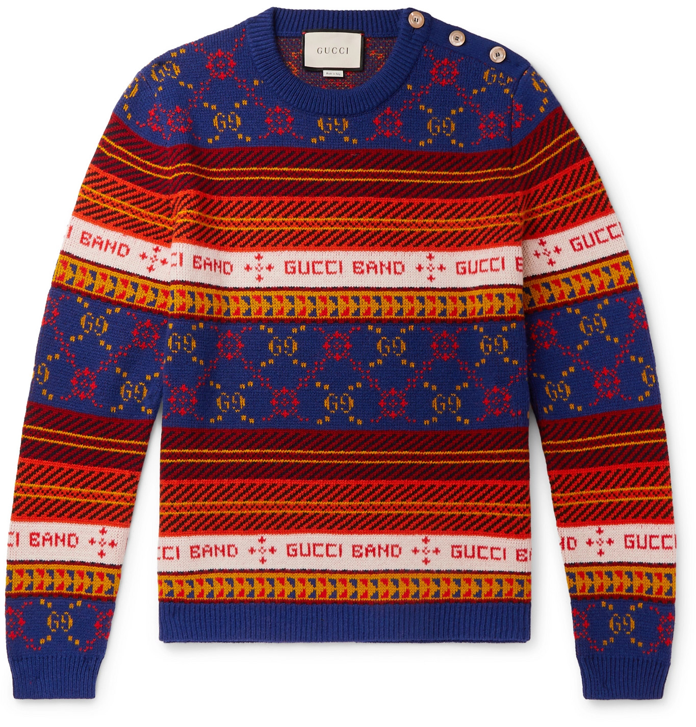 jacquard cardigan mens