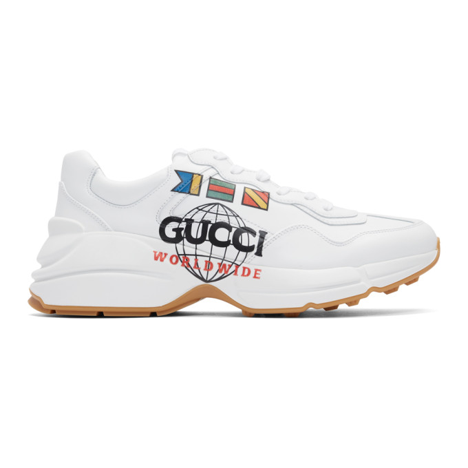 white gucci sneakers