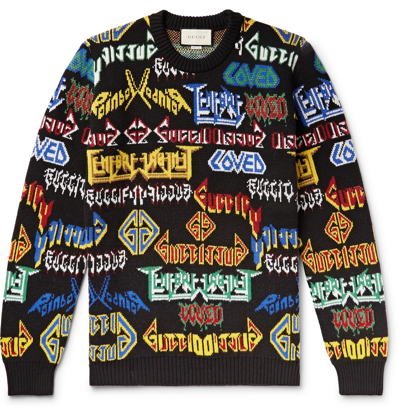 Gucci - Wool-Jacquard Sweater - Men - Black | The Fashionisto