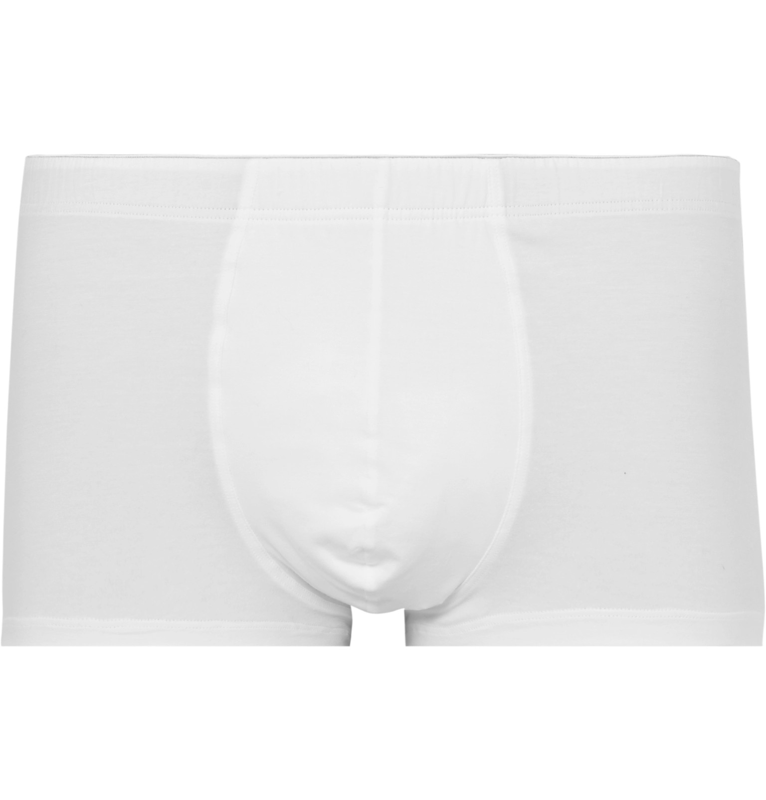 Hanro Superior StretchCotton Boxer Briefs Men White The