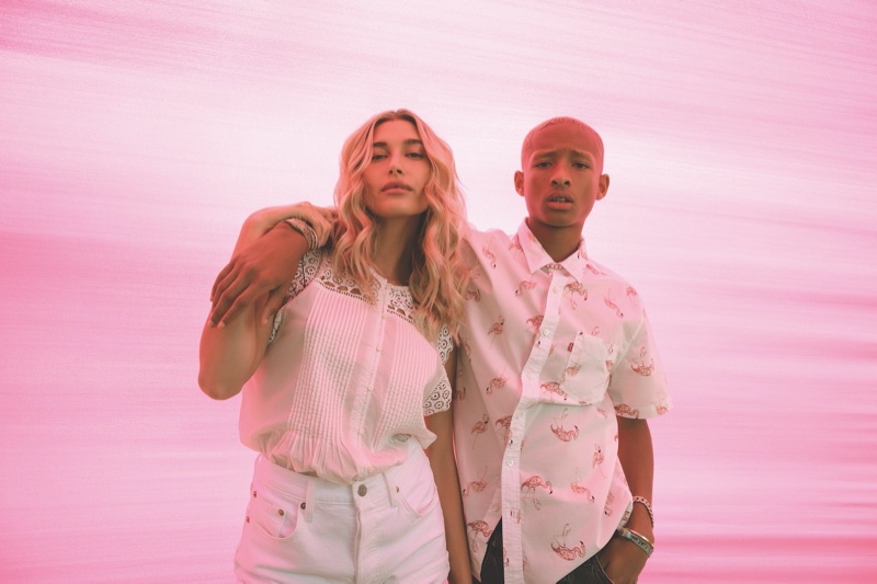 Hailey Baldwin Bieber and Jaden Smith come together for Levi's 2020 festival campaign.