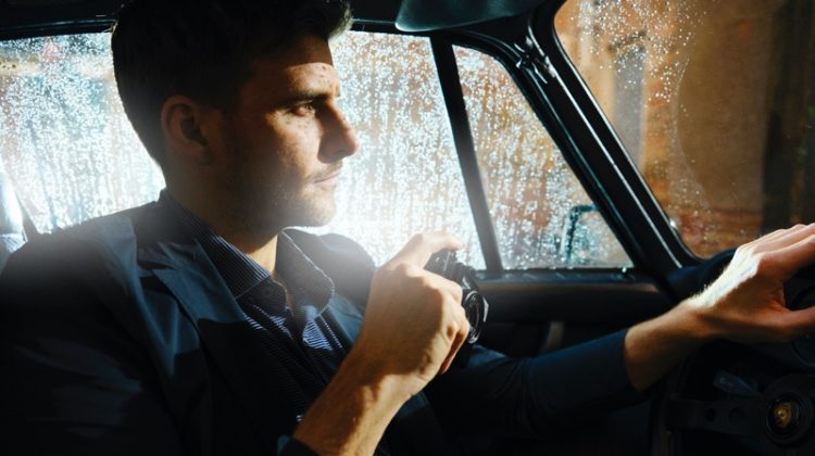 On the Go: Johannes Suits Up in Massimo Dutti