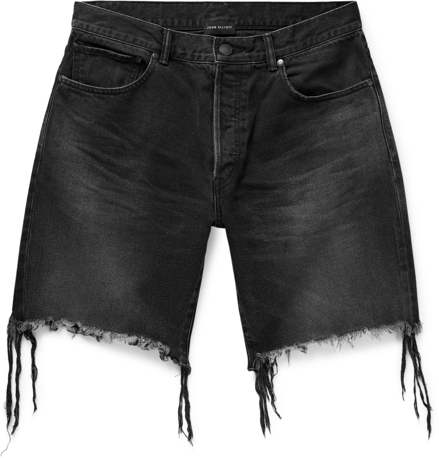 dark jean shorts