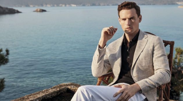 Guy Reunites with Lufian for Smart Spring '20 Campaign British model Guy Robinson brushes up on smart style for Lufian's spring-summer 2020 campaign.