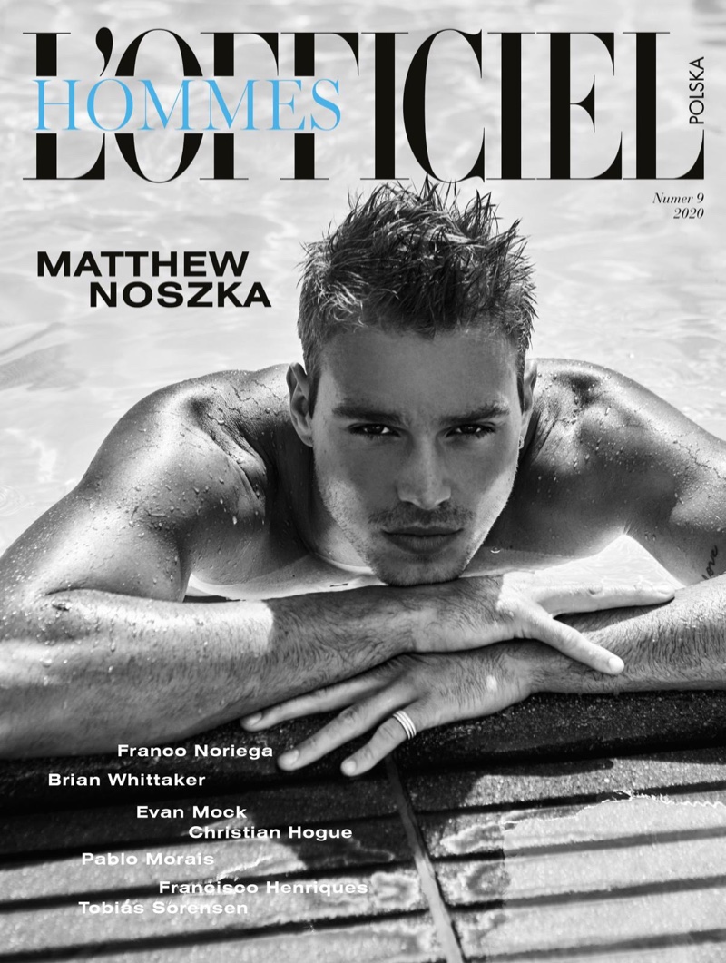 » Matthew Goes Casual for L'Officiel Hommes Poland Cover Story Matthew Noszka 2020 LOfficiel Hommes Poland 001