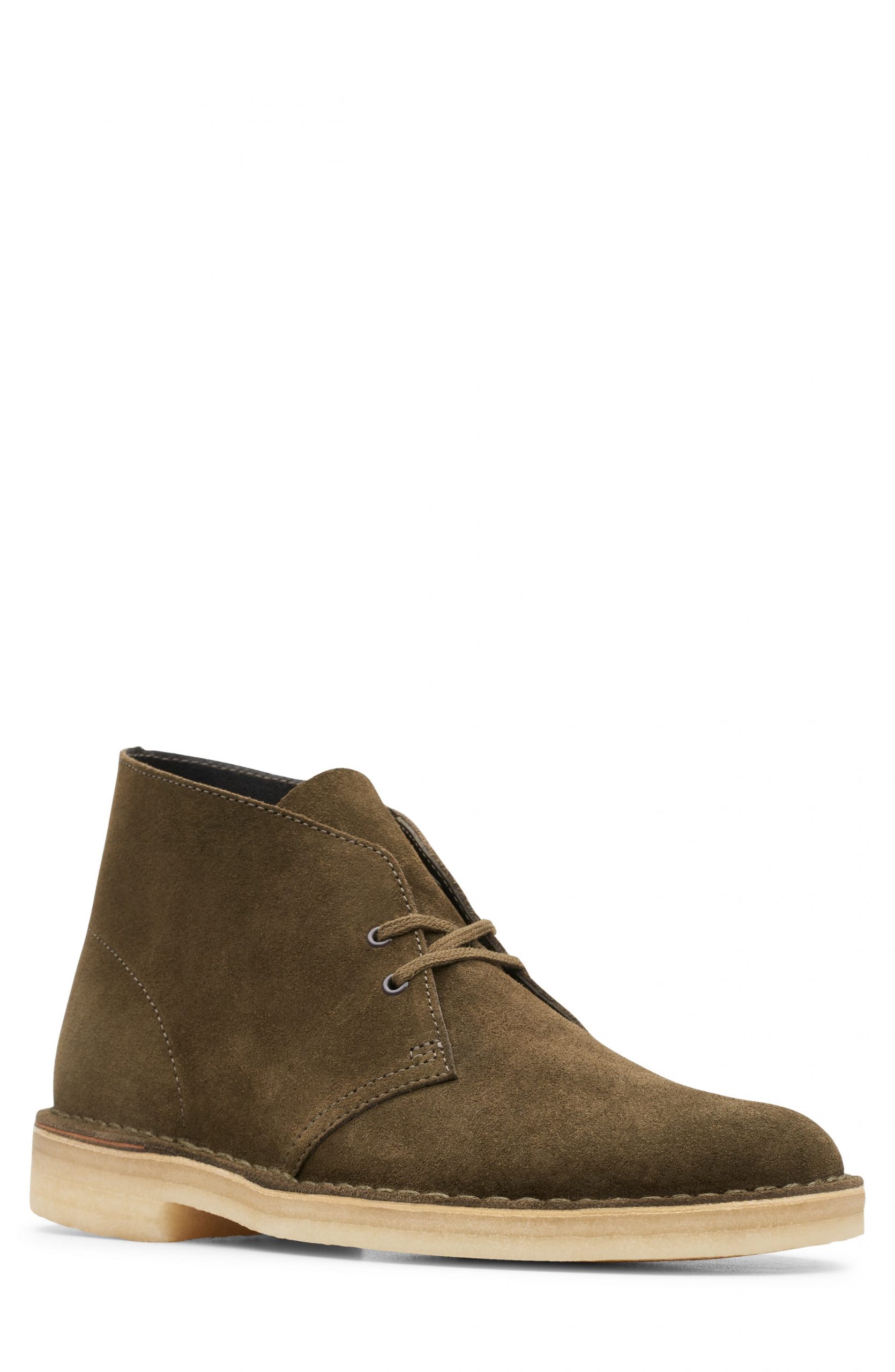 Men’s Clarks Desert Chukka Boot, Size 7 M - Green | The Fashionisto