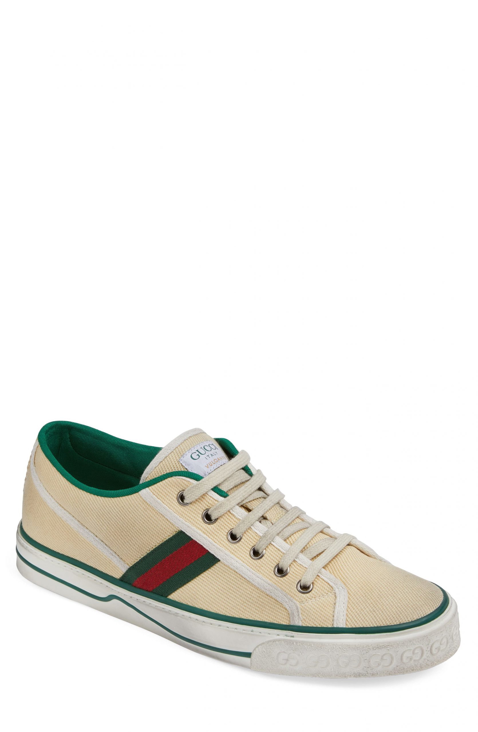 mens gucci canvas sneakers